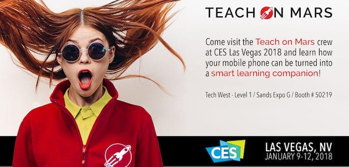 CES banner Teach on Mars