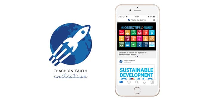 Lancement application Teach on Earth