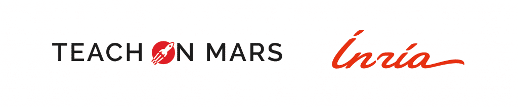 logos partenariat teach on mars et inria sophia antipolis