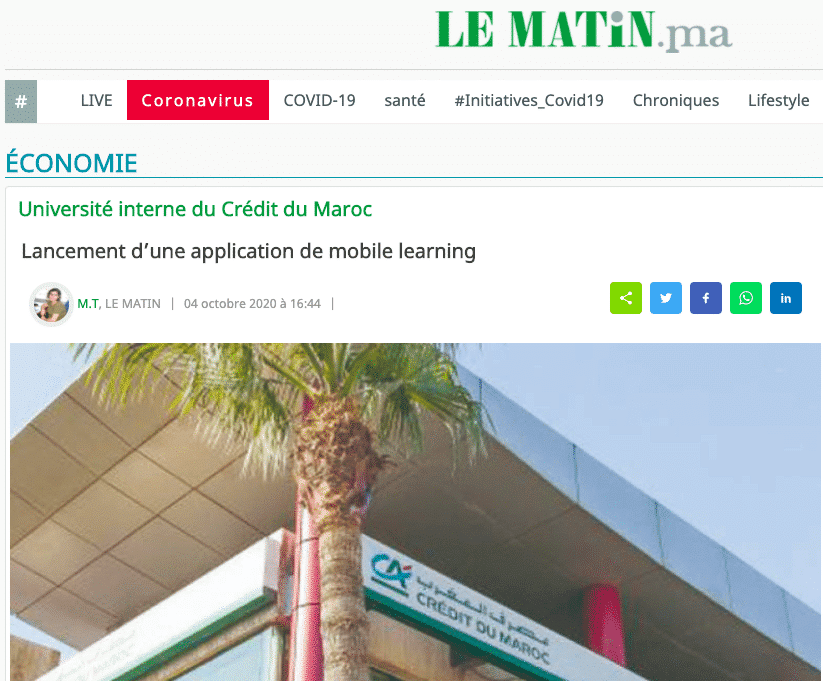 credit du maroc my campus journal le matin