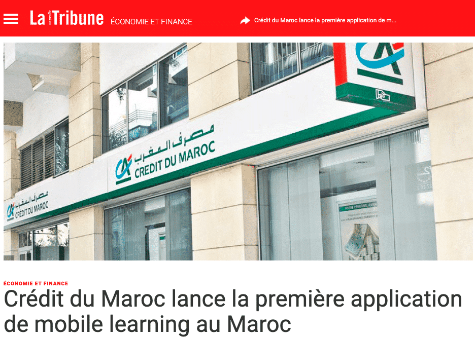 credit du maroc my campus journal la tribune economie et finance