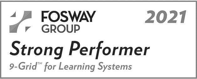 fosway 2021 Strong performer Teach on Mars