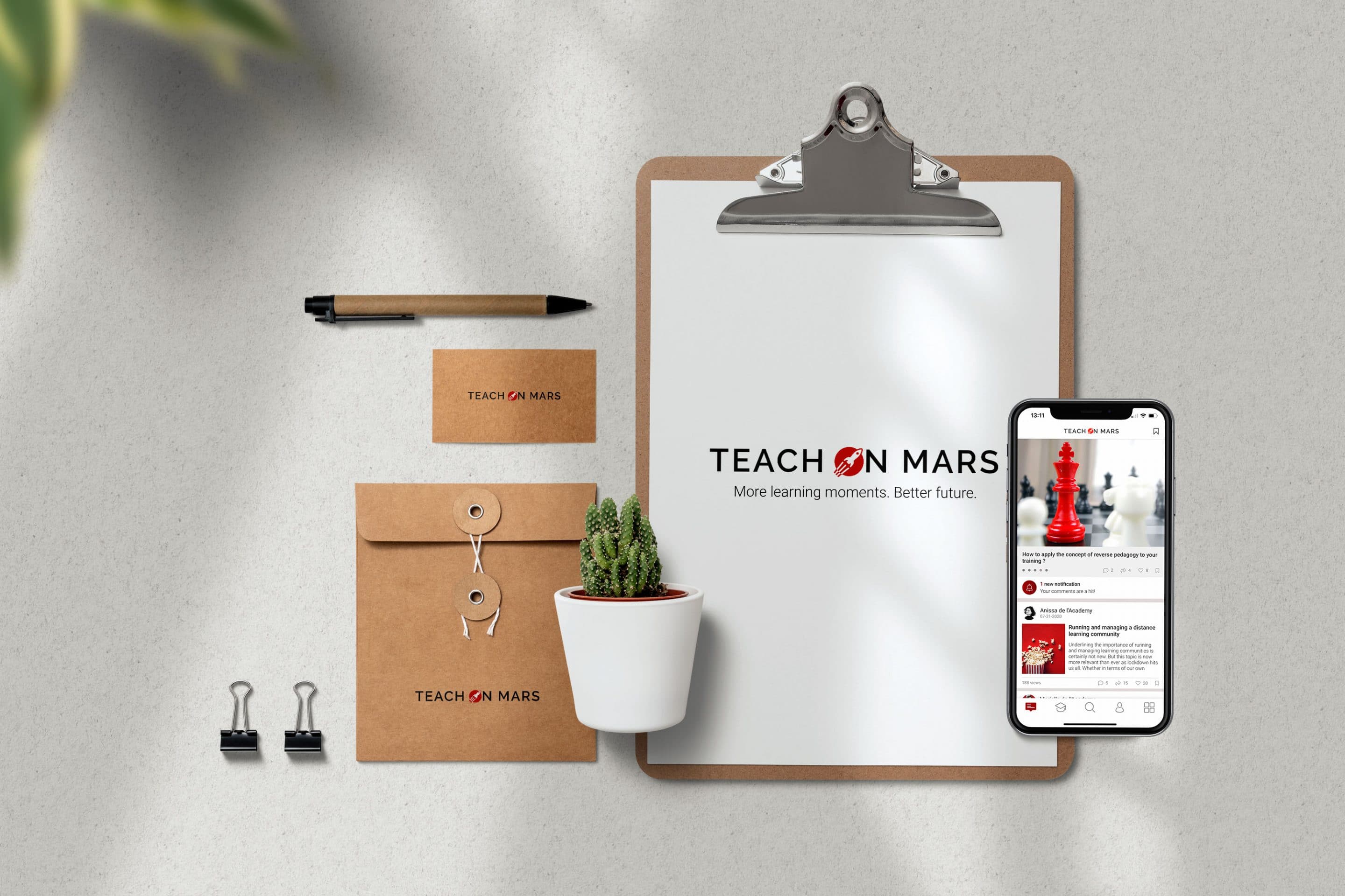 Onboarding-teachonmars-materiel materiel integration teach on mars