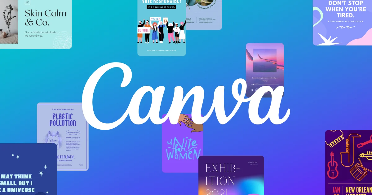 แอปเพื่อการศึกษา แอป canva สำหรับออกแบบทำรายงาน เพิ่มคะแนนสอบรายวิชา